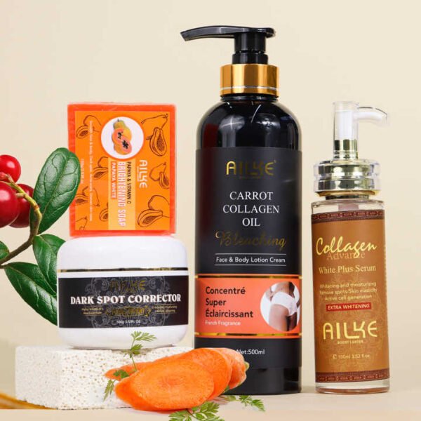 Carrot Oil Whitening Skincare Set